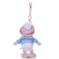 Japan Disney Store Plush Keychain - Donald : Winter Shiny Color Pink Blue - 3