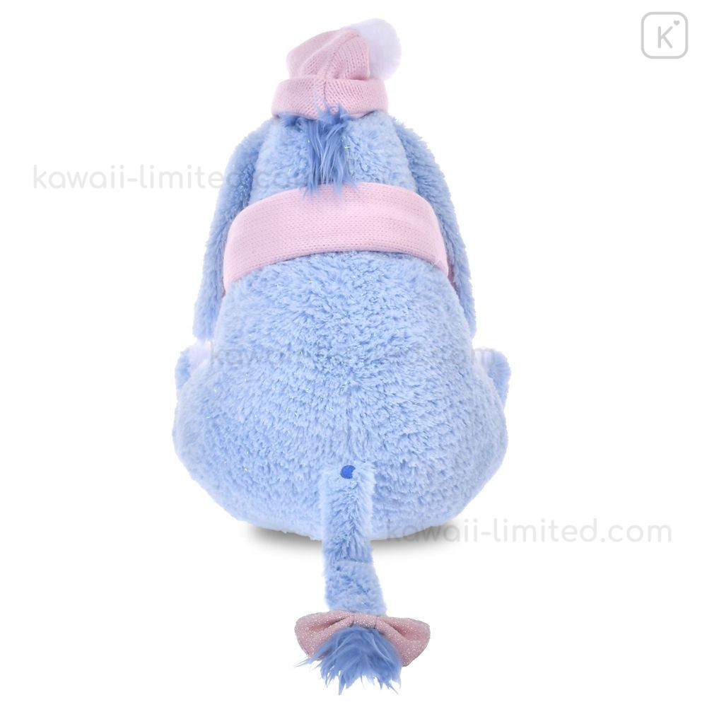 イーヨー ぬいぐるみ　ピンク×ブルー Winter Japan Disney Store Plush Toy - Eeyore : Winter Shiny Color Pink