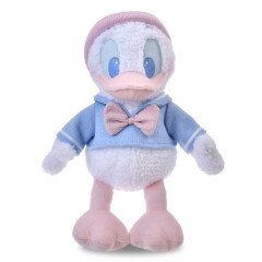 Japan Disney Store Plush Toy - Donald : Winter Shiny Color Pink Blue