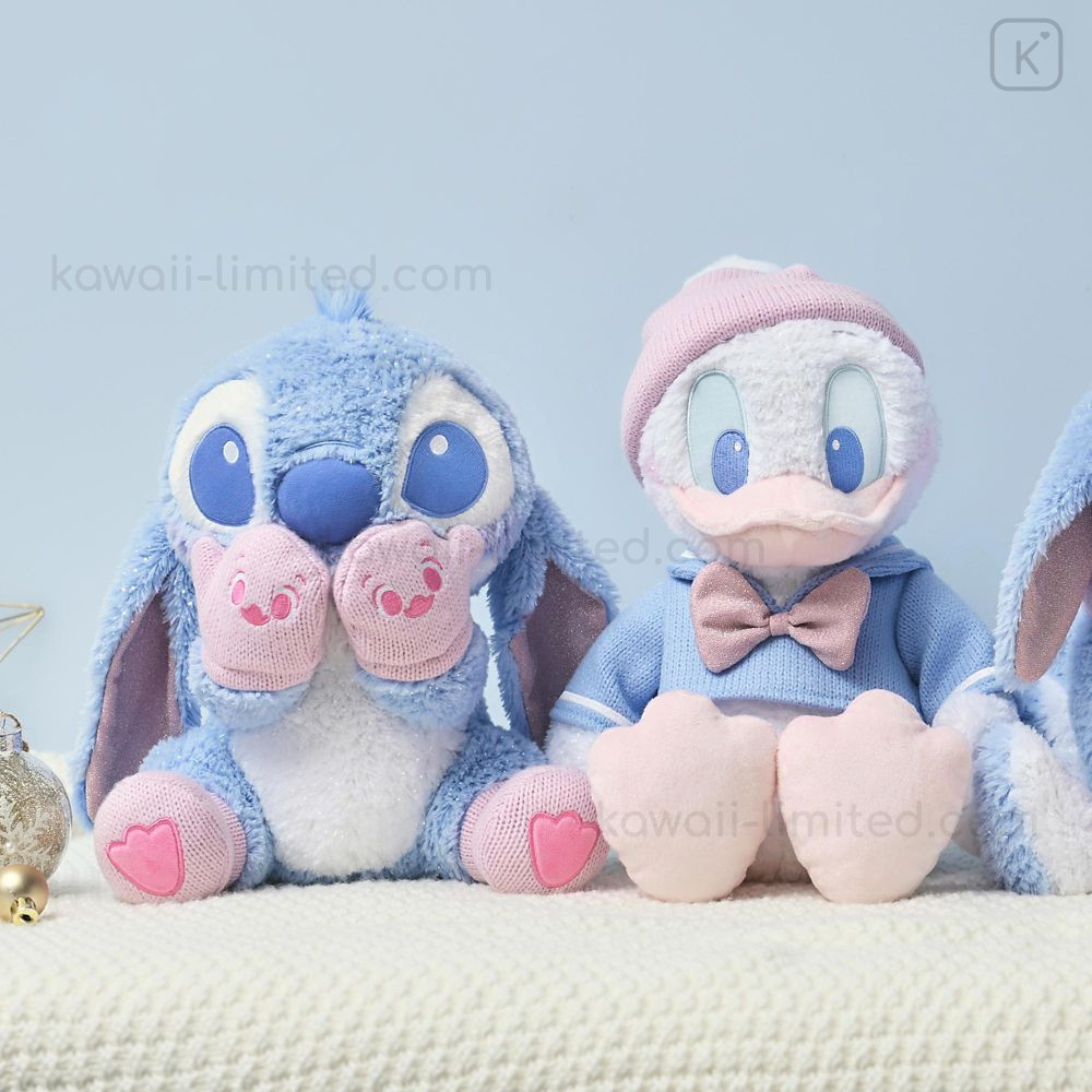 Japan Disney Store Plush Toy - Donald : Winter Shiny Color Pink