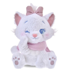 Japan Disney Store Plush Toy - Marie : Winter Shiny Color Pink Blue