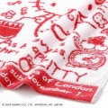 Japan Sanrio Jacquard Face Towel - Hello Kitty : Museum Profile - 2