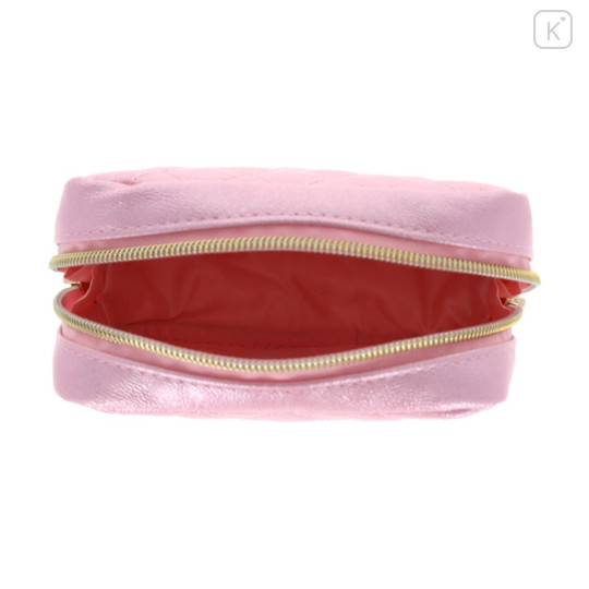 Japan Esther Bunny Quilted Square Pouch - Pink - 3
