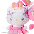 Japan Sanrio × Mezzo Piano Original Mascot Holder - Hello Kitty : Rabbit Pink - 3