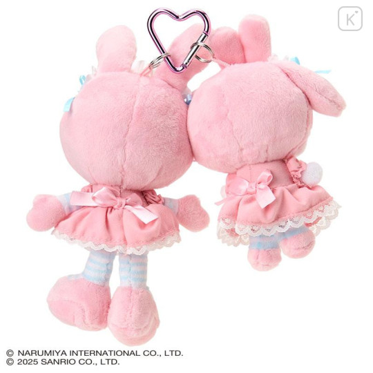 Japan Sanrio × Mezzo Piano Original Mascot Holder - My Melody : Rabbit Pink - 2