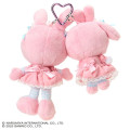 Japan Sanrio × Mezzo Piano Original Mascot Holder - My Melody : Rabbit Pink - 2