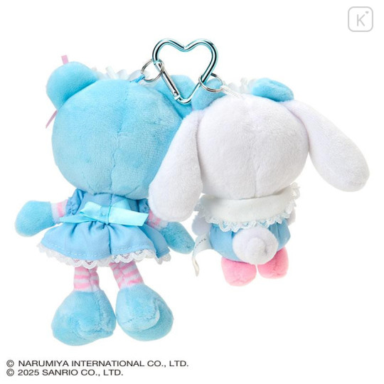 Japan Sanrio × Mezzo Piano Original Mascot Holder - Cinnamoroll : Rabbit Blue - 2