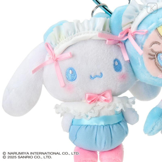 Japan Sanrio × Mezzo Piano Original Mascot Holder - Cinnamoroll : Rabbit Blue - 3