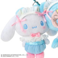Japan Sanrio × Mezzo Piano Original Mascot Holder - Cinnamoroll : Rabbit Blue - 3