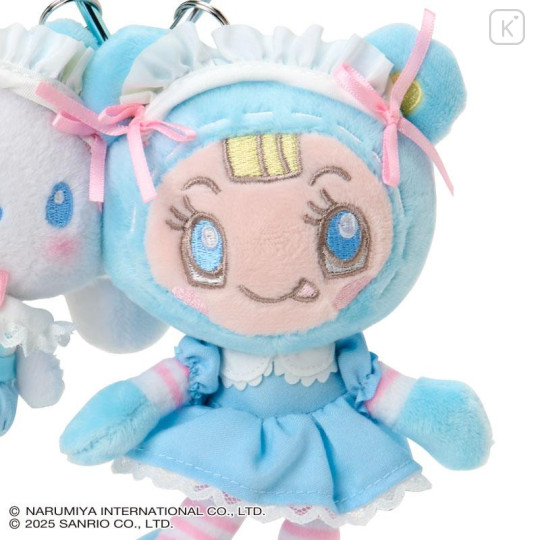 Japan Sanrio × Mezzo Piano Original Mascot Holder - Cinnamoroll : Rabbit Blue - 4