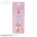 Japan Sanrio × Mezzo Piano Original Phone Holder Keychain with Key Ring Charm - My Melody : Rabbit - 1