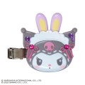 Japan Sanrio × Mezzo Piano Original Hair Clip Set - Kuromi : Rabbit - 5