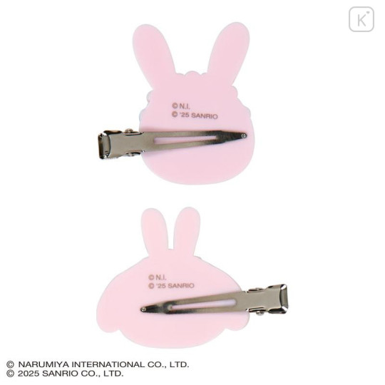 Japan Sanrio × Mezzo Piano Original Hair Clip Set - My Melody : Rabbit - 3
