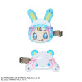 Japan Sanrio × Mezzo Piano Original Hair Clip Set - Cinnamoroll : Rabbit - 2