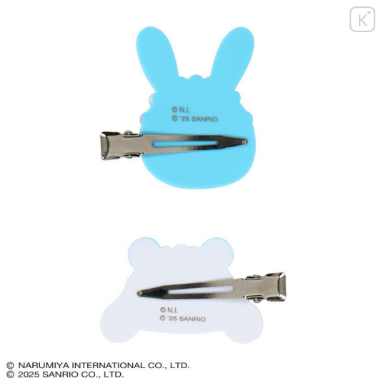 Japan Sanrio × Mezzo Piano Original Hair Clip Set - Cinnamoroll : Rabbit - 3