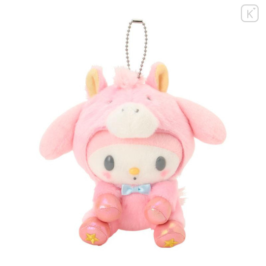 Japan Sanrio Original Mascot Holder - My Melody : New Year Zodiac Year of Horse Lucky Pink - 1