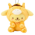 Japan Sanrio Original Mascot Holder - Pompompurin : New Year Zodiac Year of Horse Lucky Yellow - 2