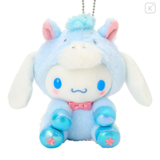 Japan Sanrio Original Mascot Holder - Cinnamoroll : New Year Zodiac Year of Horse Lucky Blue - 2