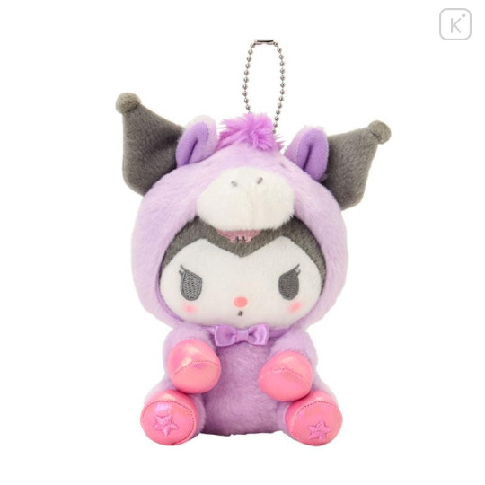 Japan Sanrio Original Mascot Holder - Kuromi : New Year Zodiac Year of Horse Lucky Purple - 1