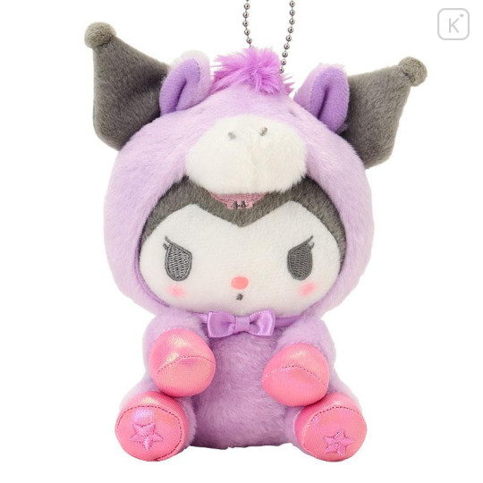 Japan Sanrio Original Mascot Holder - Kuromi : New Year Zodiac Year of Horse Lucky Purple - 2