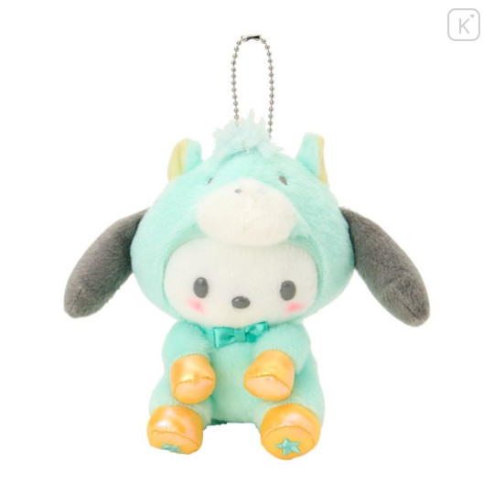 Japan Sanrio Original Mascot Holder - Pochacco : New Year Zodiac Year of Horse Lucky Mint - 1