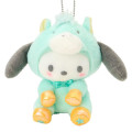 Japan Sanrio Original Mascot Holder - Pochacco : New Year Zodiac Year of Horse Lucky Mint - 2