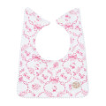 Japan Sanrio Original Square Bib - Hello Kitty : Sanrio Baby Elegant Floral - 1