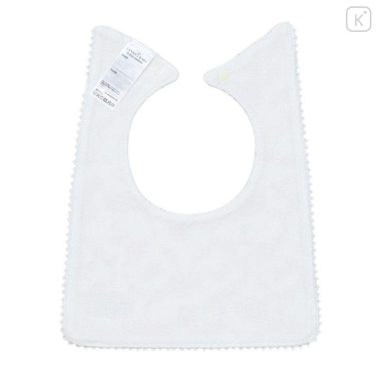 Japan Sanrio Original Square Bib - Hello Kitty : Sanrio Baby Elegant Floral - 2