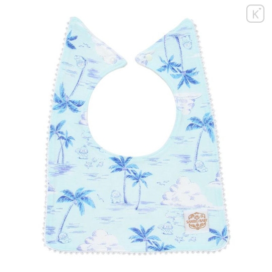 Japan Sanrio Original Square Bib - Hangyodon : Sanrio Baby Resort - 1