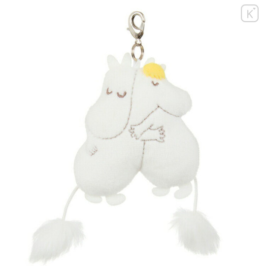 Japan Moomin Hug Mascot Keychain - 80th Anniversary - 1