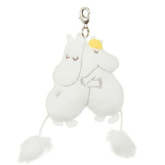 Japan Moomin Hug Mascot Keychain - 80th Anniversary