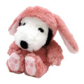 Japan Peanuts Plush Toy - Snoopy : Lop Ear Bunny Pink - 1