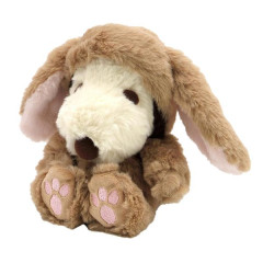 Japan Peanuts Plush Toy - Snoopy : Lop Ear Bunny Brown