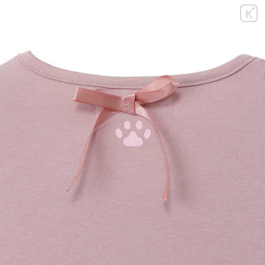 Japan Mofusand Balletcore T-shirt (M) - Ribbon Cat Pink - 8