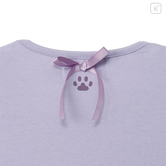 Japan Mofusand Balletcore T-shirt (L) - Ribbon Cat Purple - 8