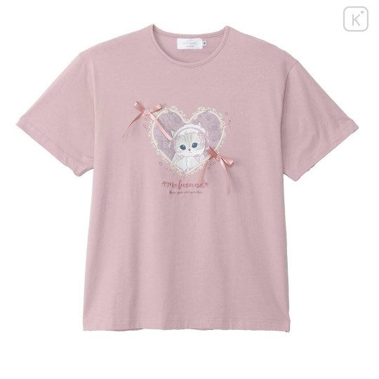 Japan Mofusand Balletcore T-shirt (L) - Ribbon Cat Pink - 1