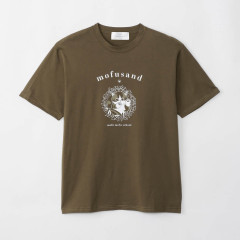 Japan Mofusand College Style T-shirt (M) - Bee Cat Olive