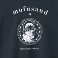 Japan Mofusand College Style T-shirt (L) - Shark Cat Navy - 7
