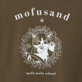 Japan Mofusand College Style T-shirt (L) - Bee Cat Olive - 7