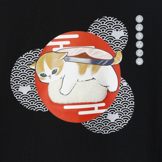 Japan Mofusand T-shirt (M) - Sushi Black - 4