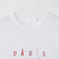 Japan Mofusand T-shirt (M) - Mofumofu Journey Paris White - 3