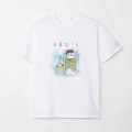 Japan Mofusand T-shirt (L) - Mofumofu Journey Paris White - 1
