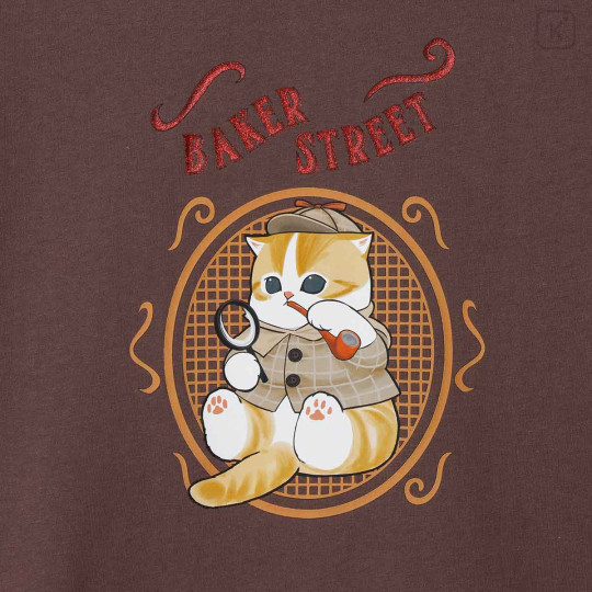 Japan Mofusand T-shirt (M) - Mofumofu Journey Baker Street Brown - 2
