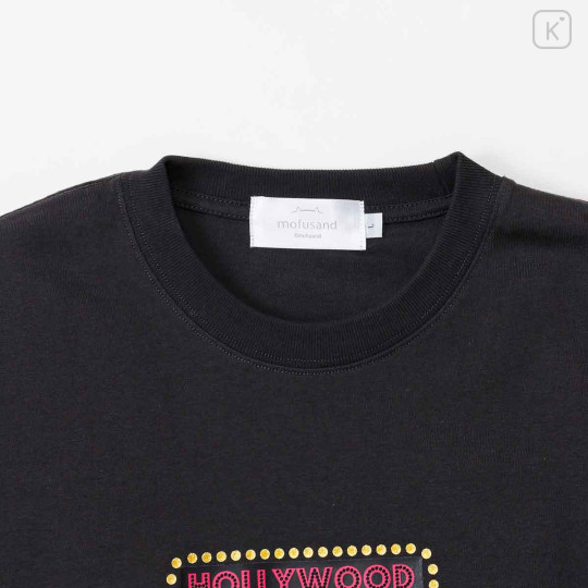 Japan Mofusand T-shirt (L) - Mofumofu Journey Hollywood Black - 3
