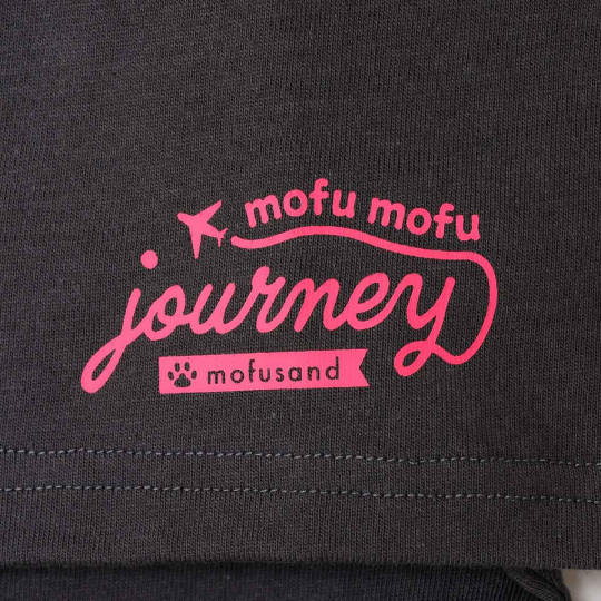 Japan Mofusand T-shirt (L) - Mofumofu Journey Hollywood Black - 4
