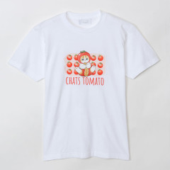 Japan Mofusand T-shirt (L) - Mofumofu Marche Tomato White