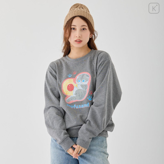 Japan Mofusand Sweatshirt (L) - Cookie Gray - 5