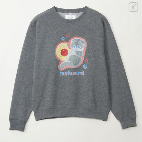 Japan Mofusand Sweatshirt (L) - Cookie Gray - 7