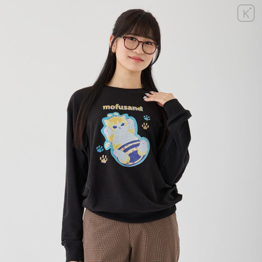 Japan Mofusand Sweatshirt (M) - Bee Black - 5