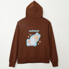 Japan Mofusand Zip Hoodie (M) - Bunny Cat Brown